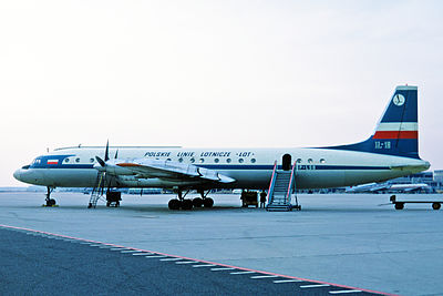 Which city's airport serves as the main hub for LOT Polish Airlines?