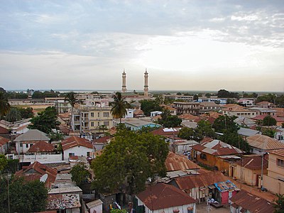 In which year did Banjul become the capital of The Gambia?
