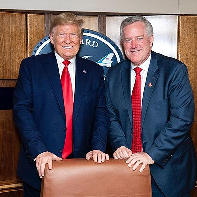 When did Mark Meadows resign from Congress?