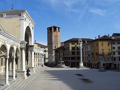 What is the main square in Udine called?
