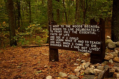 What was the date of Henry David Thoreau's death?