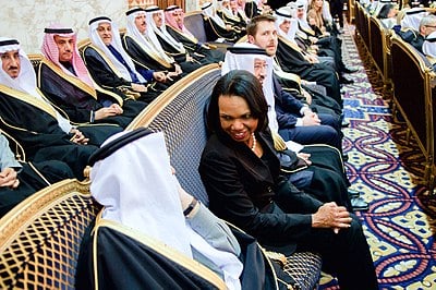 Where did Condoleezza Rice attend school?[br](select 2 answers)