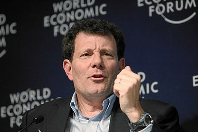What is Nicholas Kristof's political leaning?