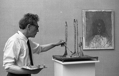 What is Alberto Giacometti's native language?