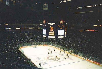 What is the name of the stadium where Buffalo Sabres plays?