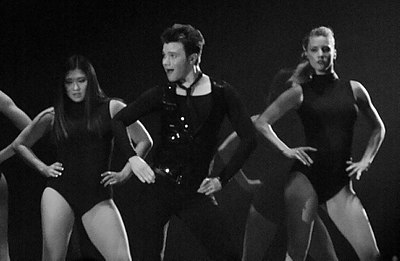What did Chris Colfer's character aspire to be in "Glee"?