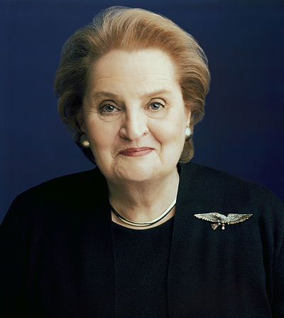 What is the city or country of Madeleine Albright's birth?