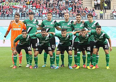 What is the capacity of Kybunpark, FC St. Gallen's home stadium?