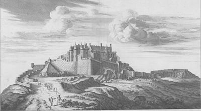 Which palace did James I divert ransom money to construct?