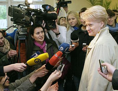 What position did Grybauskaitė hold before becoming President in 2009?