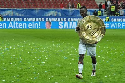 In which competition did Keïta make a squad of the season at RB Leipzig?