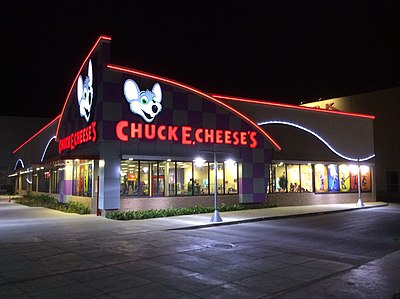 What year did Chuck E. Cheese file for bankruptcy?