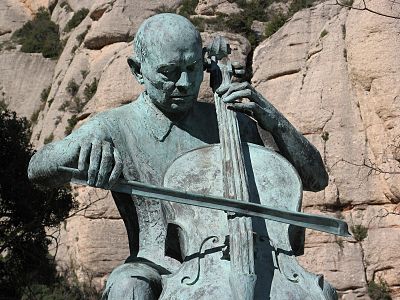 Did Casals make solo, chamber, and orchestral recordings?