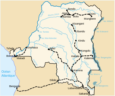 Can you select the official language of Democratic Republic Of The Congo?