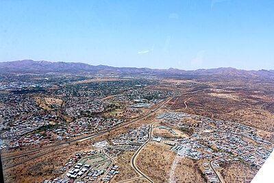 What is the primary industry in Windhoek?