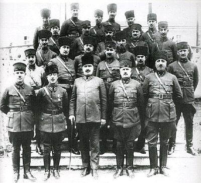 What was the position held by Fevzi Çakmak in the Ottoman Empire in 1920?