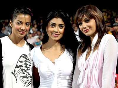 In which film did Shriya Saran receive a Filmfare nomination for the first time?