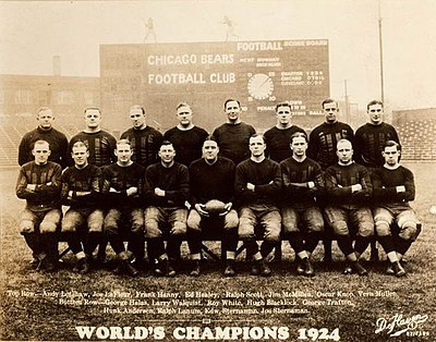 What was the Bears' original team name before becoming the Chicago Bears?