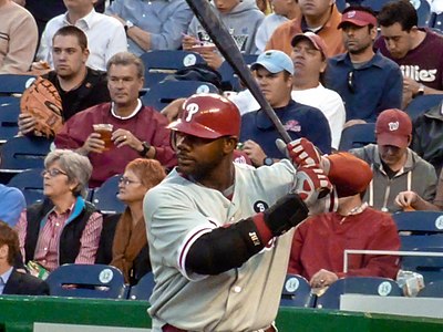 From 2006 to 2009, how many home runs did Ryan Howard hit?