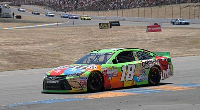 What was the first car manufacturer Joe Gibbs Racing used in NASCAR?