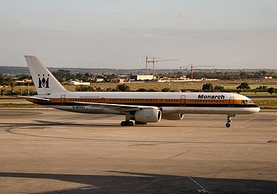 Where was Monarch Airlines headquartered?