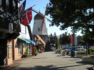 Which mission was founded near Solvang in 1804?