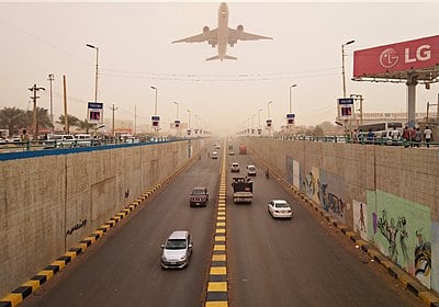 What is the primary airport serving Khartoum?