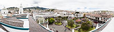 What is the estimated population of Quito's urban area?