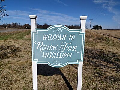 What type of climate does Rolling Fork, Mississippi have?