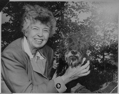 Which influential headmistress did Eleanor Roosevelt meet while attending Allenswood Boarding Academy?
