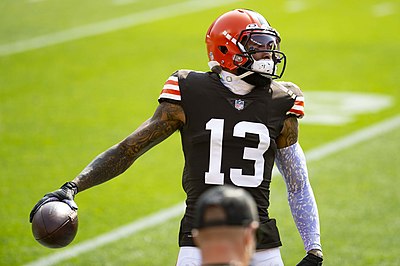 How many touchdowns did Beckham score in his rookie season?