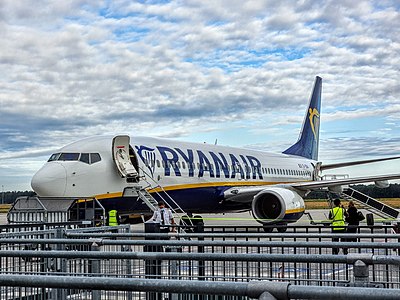 Can you estimate what was Ryanair's net profit in 2018?