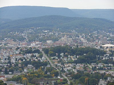 What is the elevation above sea level of Altoona?