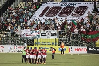 In which year was Mohun Bagan inducted into the Club of Pioneers?