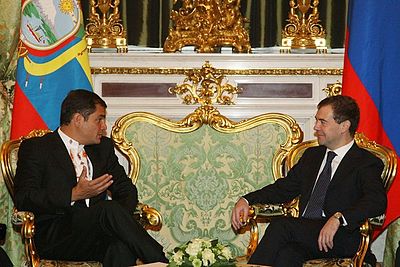 What are Rafael Correa Delgado's most famous occupations?[br](Select 2 answers)