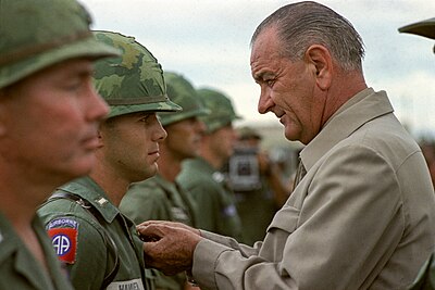 Which positions has Lyndon B. Johnson held?[br](Select 2 answers)