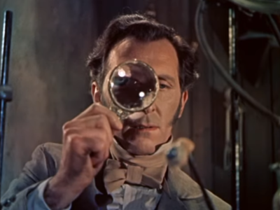 What kind of films is Peter Cushing famous for?