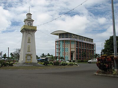 What is the name of the international airport serving Apia?