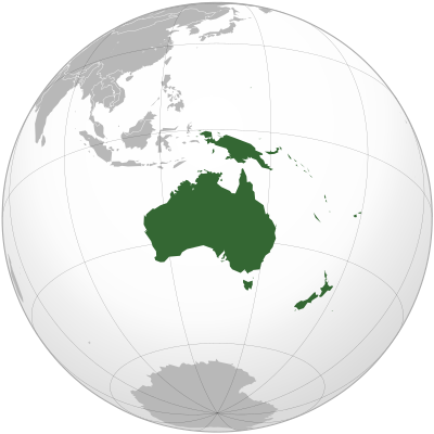 Which of the following bodies of water is located in or near Australia? [br](Select 2 answers)
