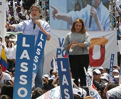 What is Guillermo Lasso's political ideology?