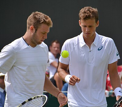 What is Jack Sock's highest doubles ranking?