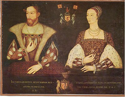 Who was James V's mother?