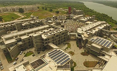 Which year was Gandhinagar officially declared as the capital of Gujarat?