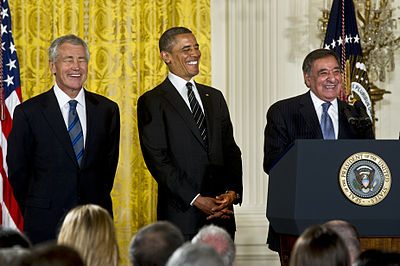 What was Chuck Hagel's role from 2013 to 2015?