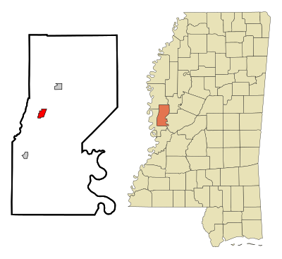 Which river is located near Rolling Fork, Mississippi?
