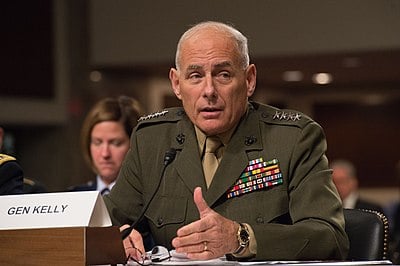 What is John F. Kelly's middle name?