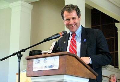 In the Senate, Sherrod Brown is a champion of which veteran-related cause?