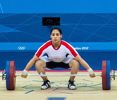 In which sport did Egypt have only one female participant at the 2012 Summer Olympics?