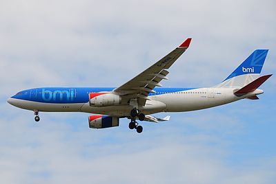 What was the primary focus of BMI's flight destinations?