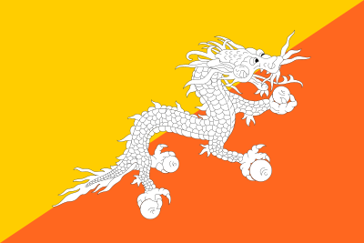 What is the nickname of the Bhutan national football team?